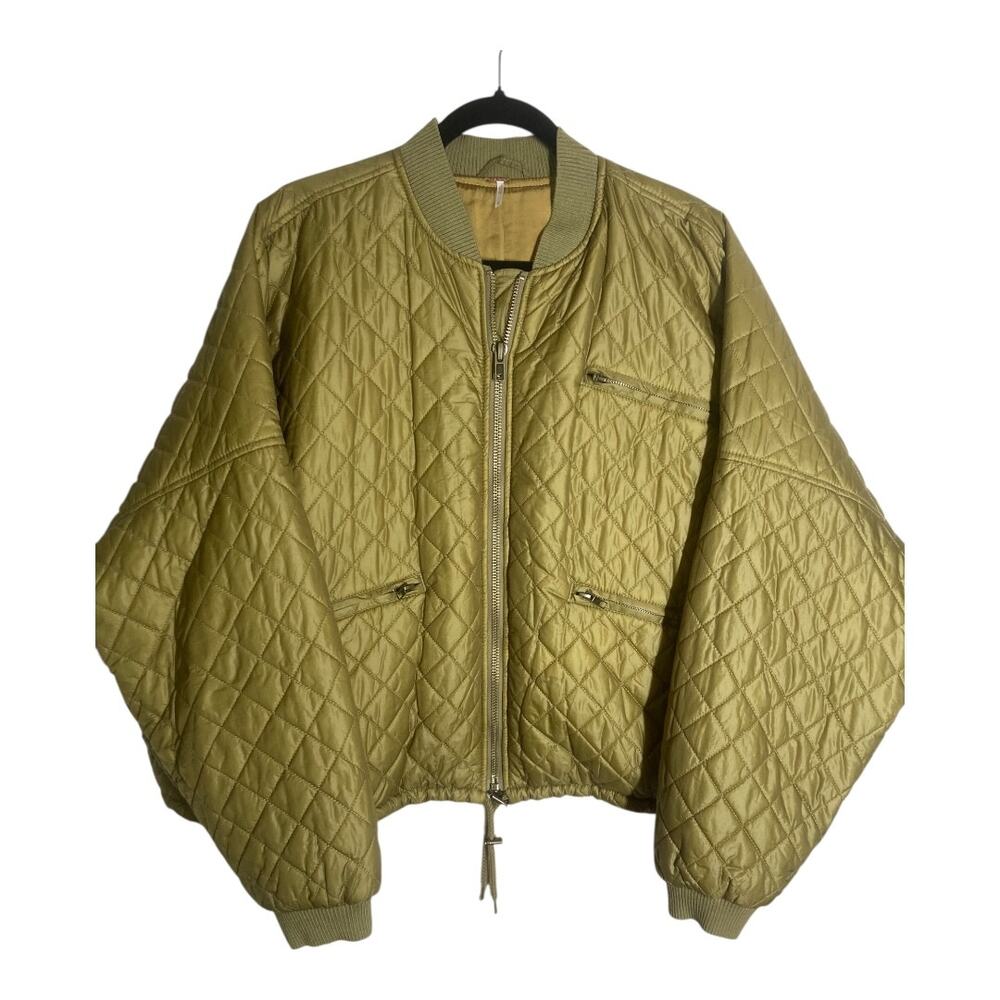 Free People Women's Easy Quilted Bomber Jacket